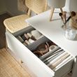 IKEA - KOSINGEN, box, light grey, 20x38x12 cm