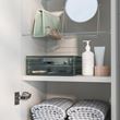 IKEA - VISSLAAN, box, grey, 23x19x9 cm