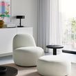IKEA - LILLESATER, swivel wing chair, Axvall off-white