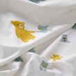 IKEA - LEN, fitted sheet for cot, white/multicolour, 60x120 cm
