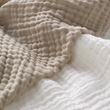 IKEA - LEN, fitted sheet for cot, white-beige, 60x120 cm
