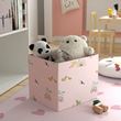 IKEA - REGNBROMS, box, pink-multicolor, 33x38x33 cm