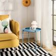 IKEA - GLADOM, tray table, light blue, 45x53 cm