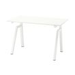 IKEA - TROTTEN, height adjustable desk, ash-white, 120x70 cm