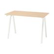 IKEA - TROTTEN, desk, ash-white, 120x70 cm