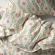 IKEA - FYRISVIDE, single duvet cover sets, white/floral, 150x200/50x60 cm