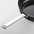 IKEA - GULDÖRING, pot with lid, black/grey, 28 cm