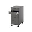 IKEA - ALEX, storage unit, dark grey, 36x76 cm