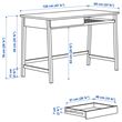 IKEA - BETESHAST, desk, light bamboo, 120x60 cm