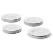 IKEA - VARDAGEN, set of serveware, white