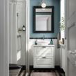 IKEA - TANNFORSEN/TOLKEN/VASTERSJÖN, wash-basin and cabinet, white-white marble effect, 62x49x79 cm