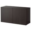 IKEA - BESTA, dolap kombinasyonu, venge, 120x40x64 cm