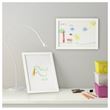 IKEA - FISKBO, white frame, white, 21x30 cm