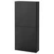 IKEA - BESTA, duvar dolabı, venge, 60x22x128 cm