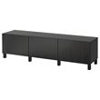 IKEA - BESTA, tv bench, blackbrown, 180x40x48 cm