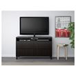 IKEA - BESTA, tv bench, blackbrown, 120x40x74 cm