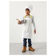 IKEA - TOPPKLOCKA, child apron with hat, white/yellow, 57 cm