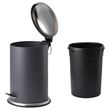 IKEA - MJÖSA, waste bin, dark grey, 12 l