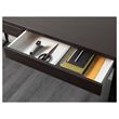 IKEA - MICKE, desk, blackbrown, 142x50 cm