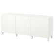 IKEA - BESTA, dolap kombinasyonu, beyaz, 180x40x74 cm