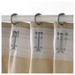 IKEA - SYRLIG, curtain ring with clip and hook, nickel-plated, 25 mm