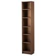 IKEA - BILLY, open bookcase, brown ash veneer, 40x28x202 cm