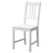 IKEA - STEFAN, wooden chair, white