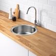 IKEA - BOHOLMEN, single-bowl insert sink, stainless steel, 45 cm