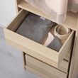 IKEA - KOMPLEMENT, drawer, white stained oak effect, 50x35 cm