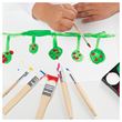 IKEA - MALA, brush set, birch