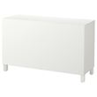 IKEA - BESTA, dolap kombinasyonu, beyaz, 120x42x74 cm