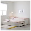 IKEA - SLAKT/LURÖY, children extra bed, white, 90x200 cm