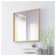 IKEA - NISSEDAL, wall mirror, white stained oak effect, 65x65 cm