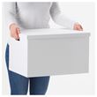 IKEA - TJENA, box with lid, white, 50x35x30 cm