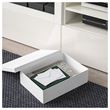 IKEA - TJENA, box with lid, white, 25x35x10 cm