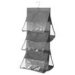 IKEA - SKUBB, storage with compartments, dark grey, 39x93 cm