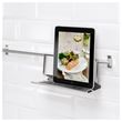 IKEA - KUNGSFORS, tablet stand, stainless steel, 26x12 cm