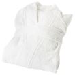 IKEA - ROCKAN, bath robe, white, S/M