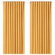 IKEA - MAJGULL, blackout curtain, 1 pair, yellow, 145x300 cm