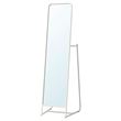 IKEA - KNAPPER, standing mirror, white, 48x160 cm