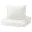 IKEA - NATTJASMIN, single duvet cover sets, white, 150x200/50x60 cm