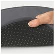 IKEA - STRAFLY, chair pad, dark grey, 36 cm