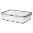 IKEA - IKEA 365+, glass food container with lid, glass-plastic, 3,1 l