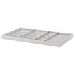 IKEA - KOMPLEMENT, sürgülü raf içi düzenleyici, açık gri, 100x58 cm