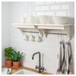 IKEA - TORNVIKEN, wall shelf, off white, 50x30x24 cm