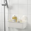 IKEA - TISKEN, shower basket, white