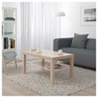 IKEA - LACK, coffee table, white stained oak effect, 90x55 cm