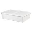 IKEA - SOCKERBIT, box with lid, white, 50x77x19 cm