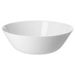 IKEA - OFTAST, glass serving bowl, white, 23 cm