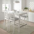 IKEA - EKEDALEN, bar table, white, seats 4